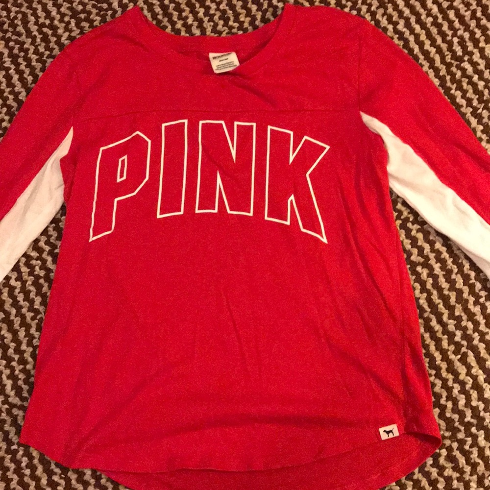 PINK long sleeve with stripes